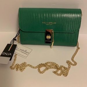 Viola Castellani Cross Body Leather Clutch